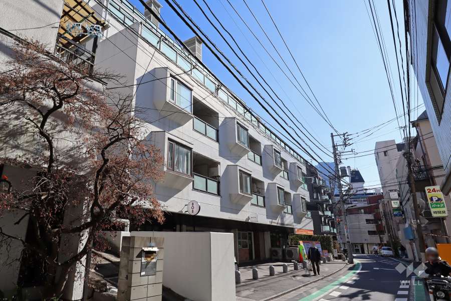 赤坂パインクレストの外観（北西側から）