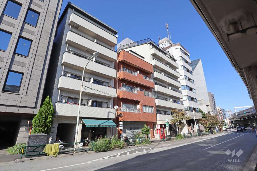 オリエンタル南麻布の外観(南西側から)