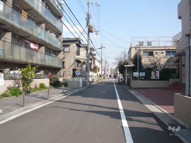 周辺の街並み。区画が整っています