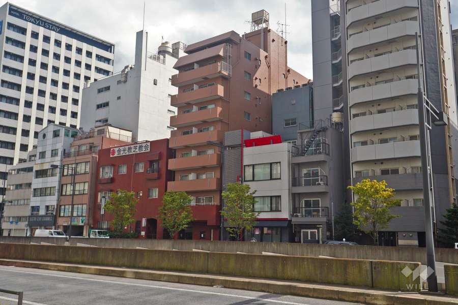 エムエフ新橋の外観（北西側から）