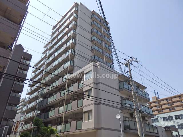 コスモ尼崎駅前通りの外観（南東側から）