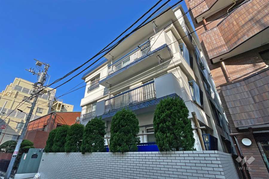 麻布ローヤルコーポの外観（東側から）