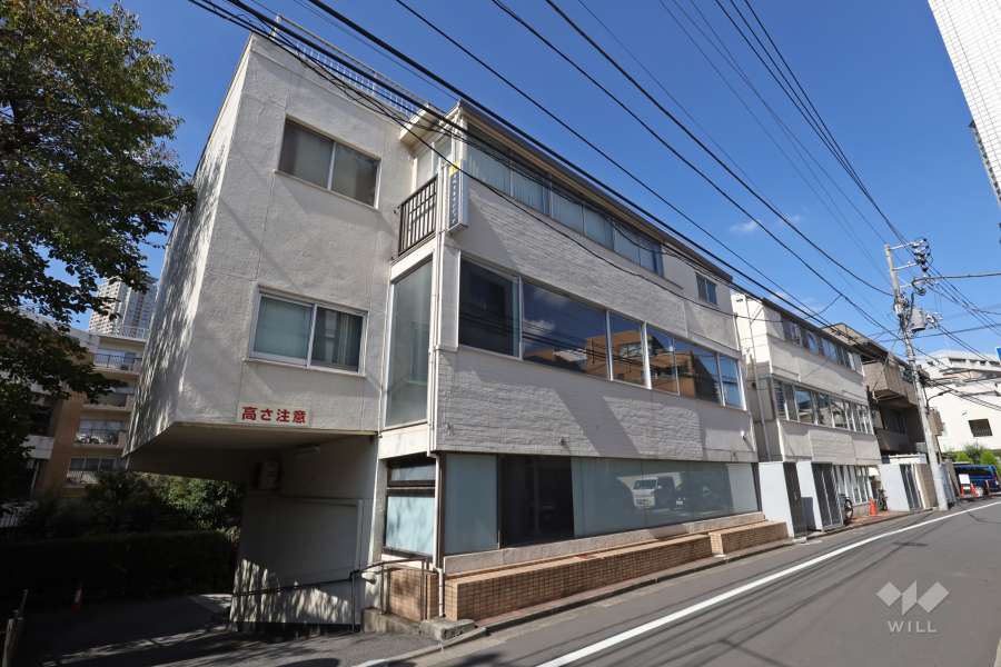 赤坂リキマンションの外観（南東側から）