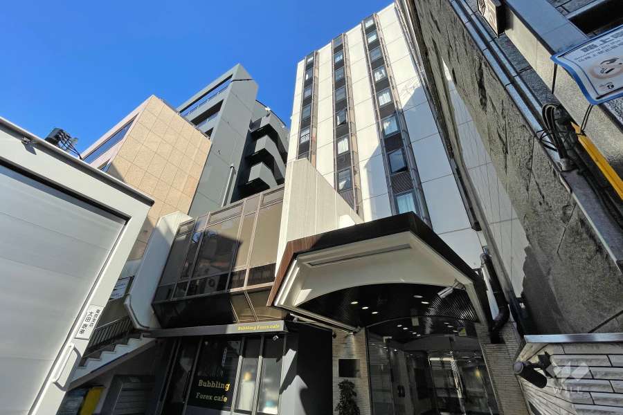 赤坂ベルゴの外観（南西側から）