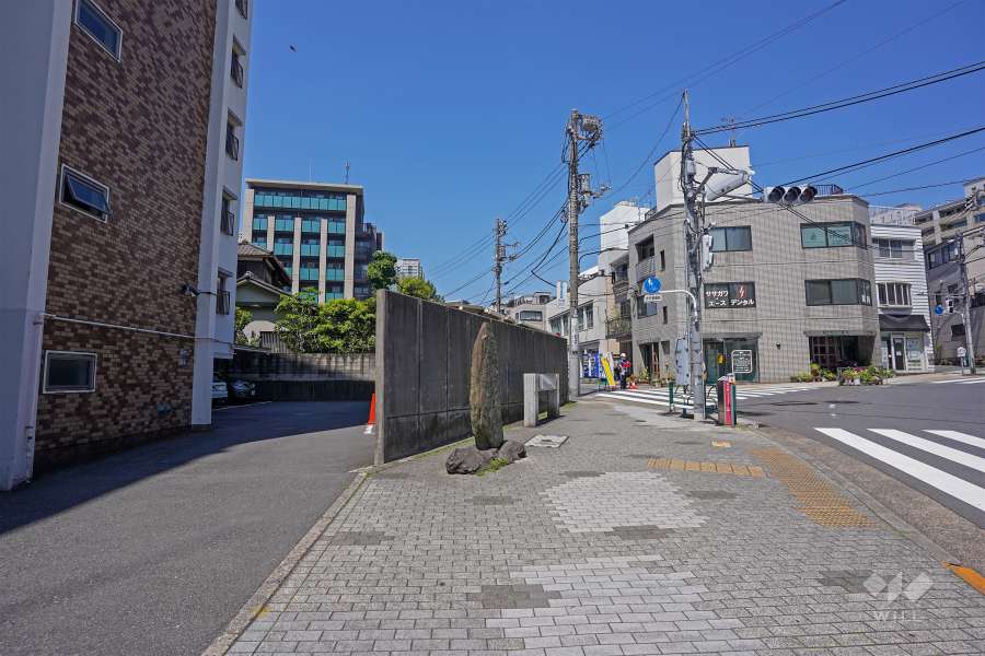 敷地北側前面道路（東側から）