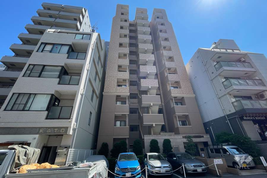 グリーンサイト芝公園の外観（北側から）