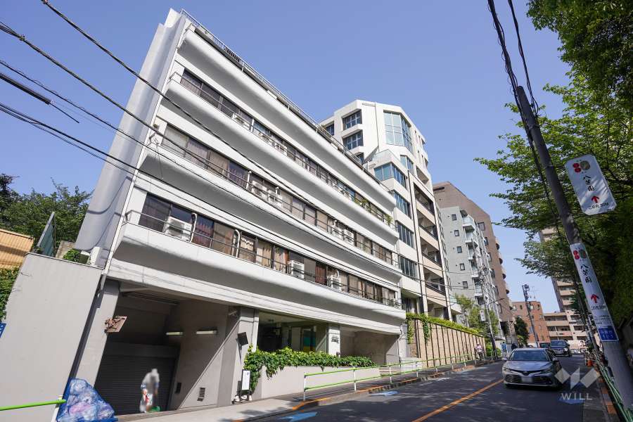 白金台シャスターの外観（南東側から）　