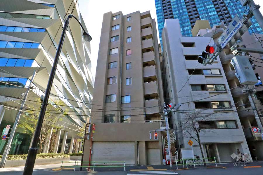 タウンコート三田の外観（北西側から）