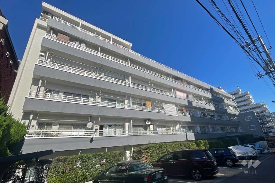 高輪ハイツの外観（南西側から）