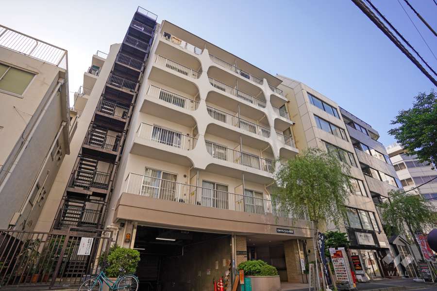 ＤＩＫマンション新橋の外観（南東側から）