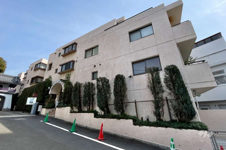 西麻布シティハイツの外観（南西側から）