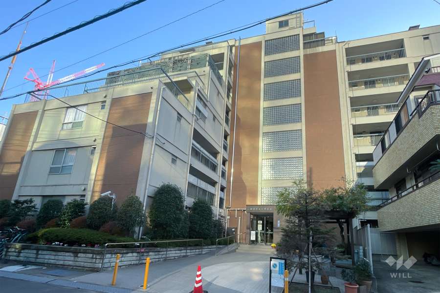 三田第2コーポラスの外観（北西東側から）