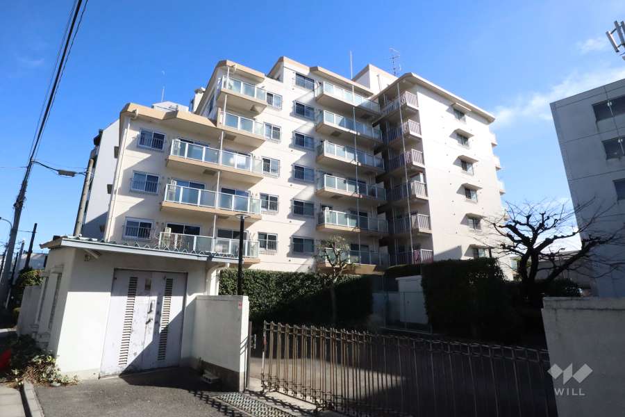 イトーピア南麻布マンションの外観(北西側から)