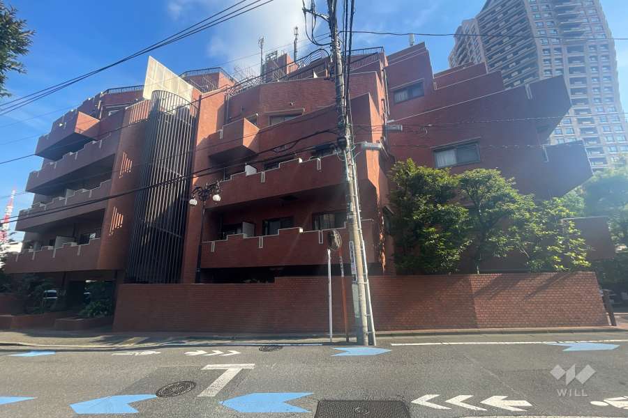ゾンネンハイム元麻布の外観（北西側から）