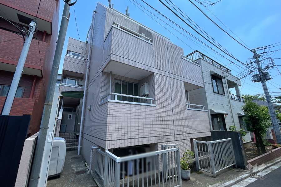 ノーブル高輪の外観（南西側から）　