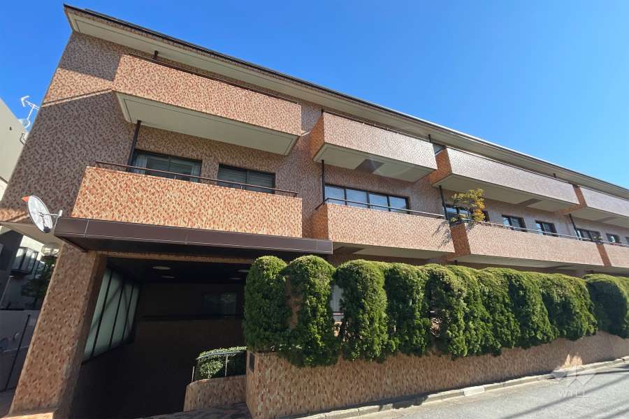 トーカンマンション南青山の外観(北西側から)