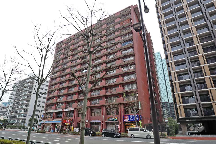 グランドパレス田町の外観（北東側から）