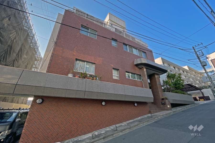 シャトー赤坂台の外観（北東側から）