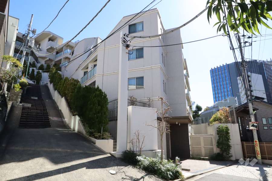 オープンレジデンシア高輪プレイスの外観（北西側から）(A棟)