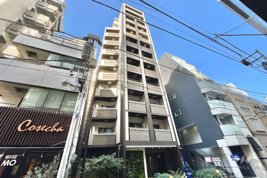 ジェノヴィア浜松町グリーンヴェールの外観（南東側から）