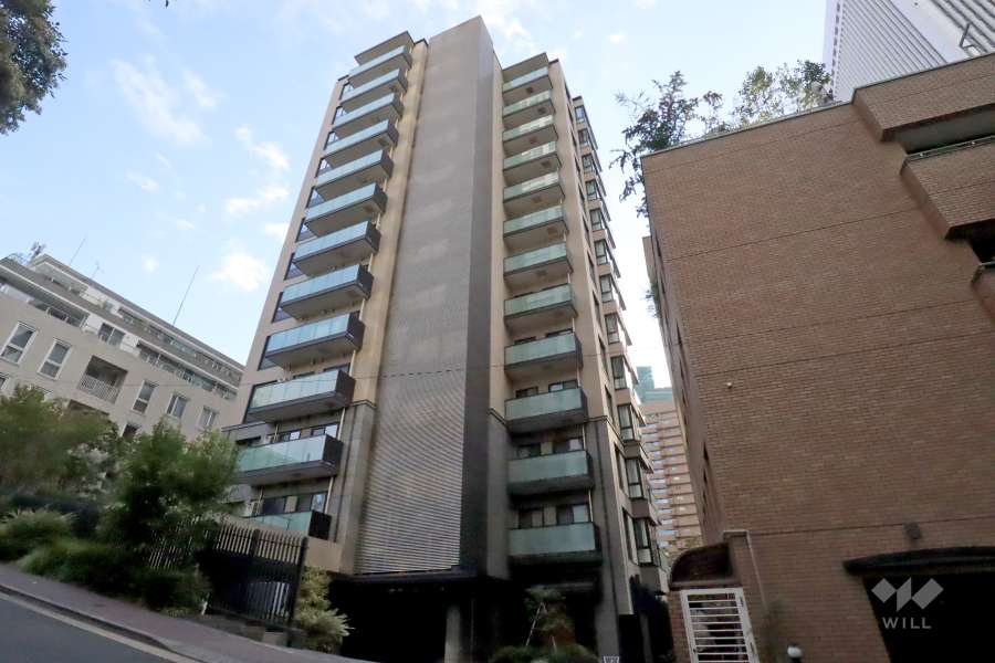 パークコート赤坂桜坂の外観(北側から)