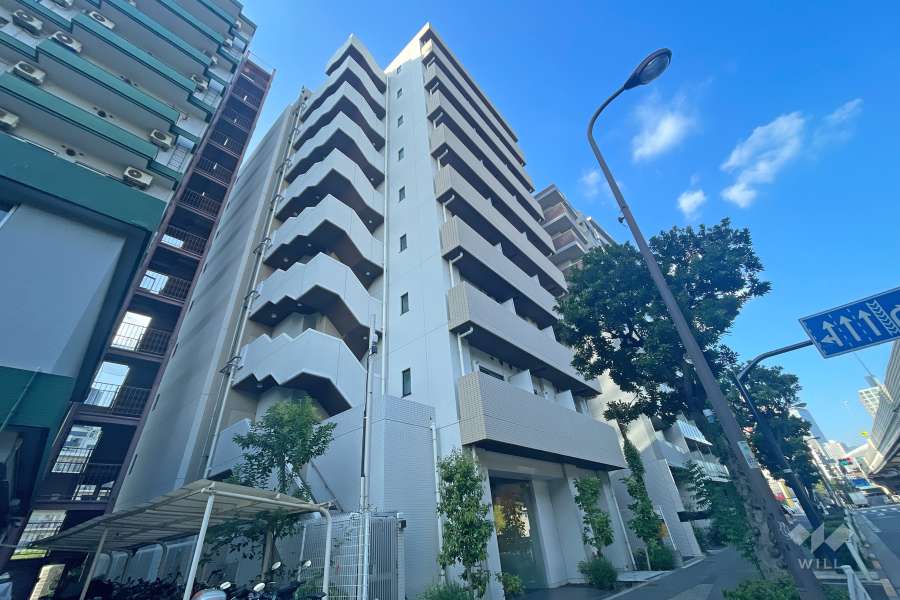 クレイシア芝浦ウォーターフロントの外観（南東側から）