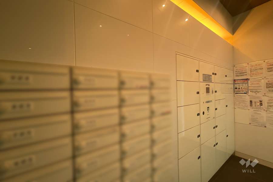 共用ポストと宅配ボックス