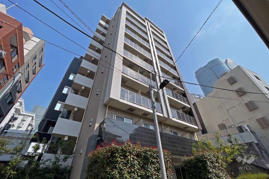 ガリシアレジデンス六本木の外観（西側から）