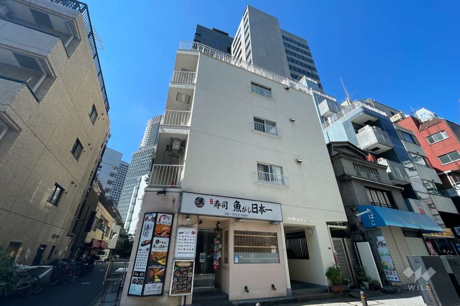三田永谷マンションの外観（北東側から）