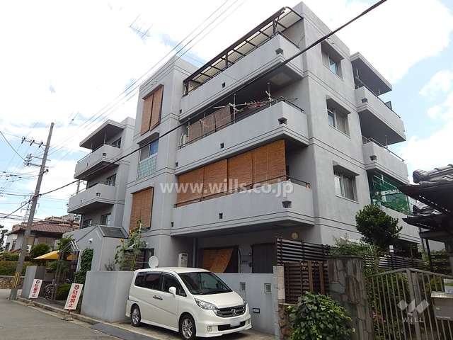 東園田セントポリアの外観（南西側から）