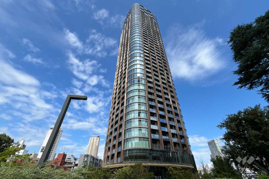 パークコート赤坂檜町ザタワーの外観（南側から）