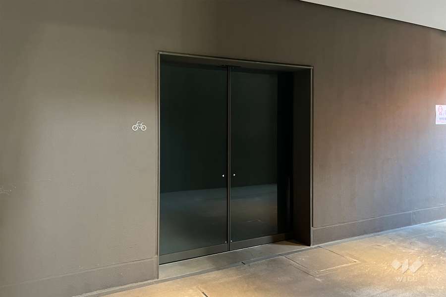 駐輪場の出入り口