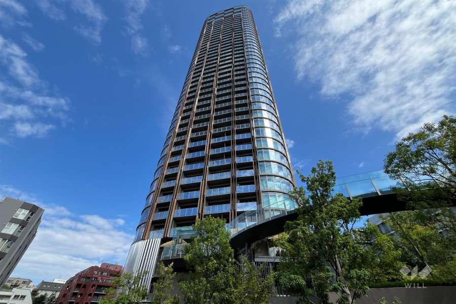 パークコート赤坂檜町ザタワーの外観（南西側から）