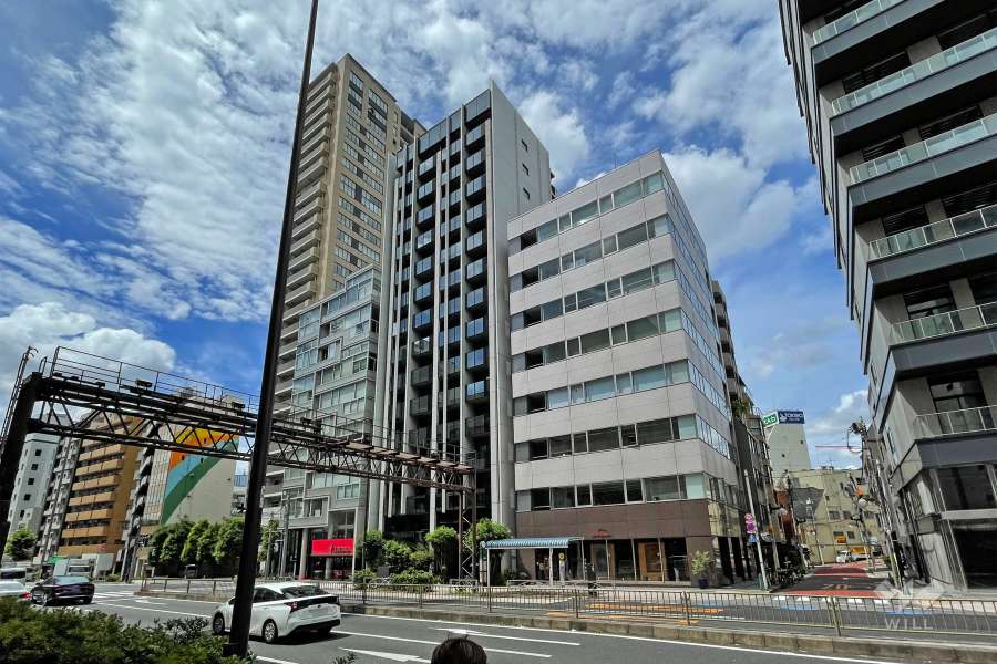 シティハウス東麻布の外観（北東側から）