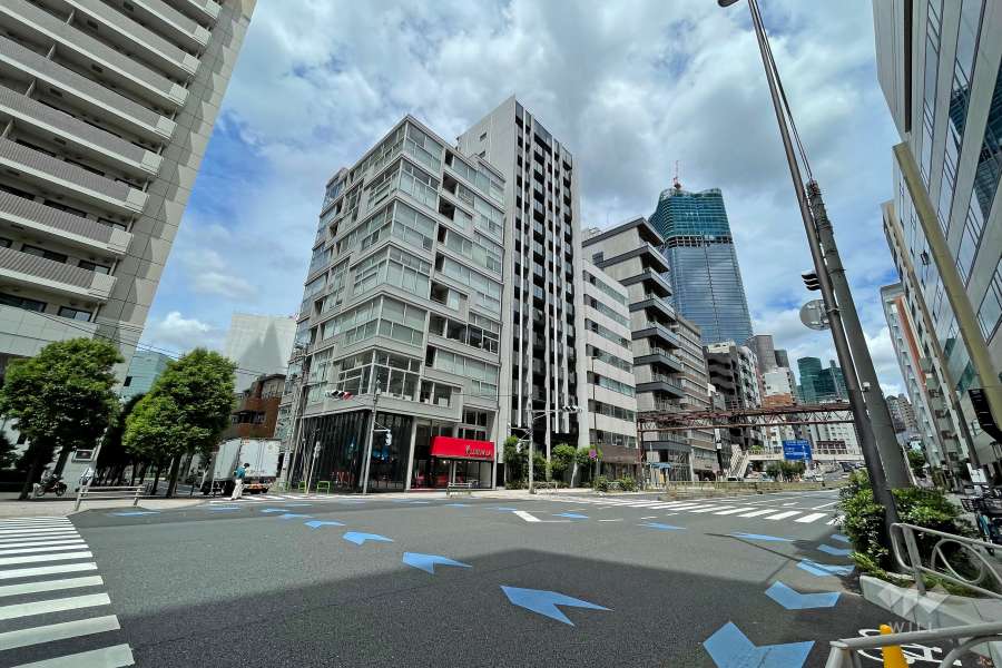 シティハウス東麻布の外観（南東側から）