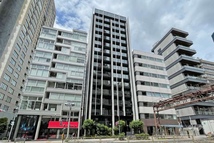 シティハウス東麻布の外観（東側から）