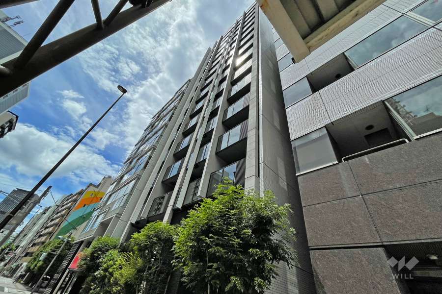 シティハウス東麻布の外観（北東側から）