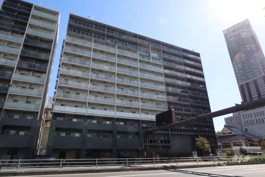 グランドガーラ白金高輪の外観（北西側から）