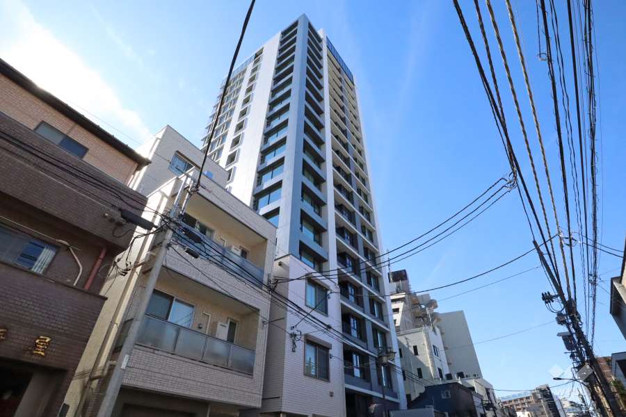 シティタワー白金の外観(北東側から)