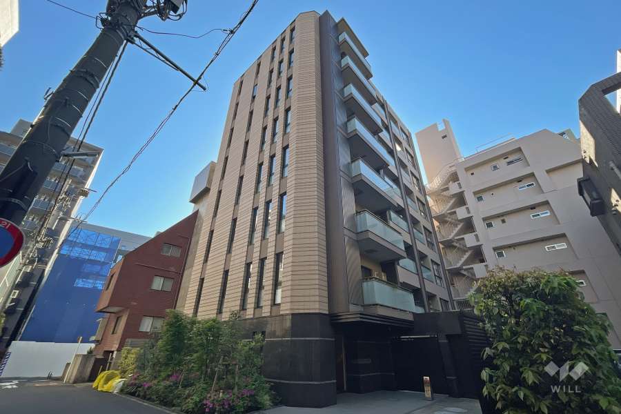 サンウッド赤坂丹後町の外観（西側から）