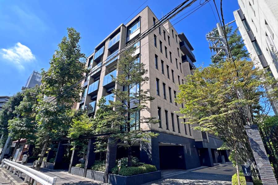 ザパークハウス麻布外苑西通りの外観（北東側から）