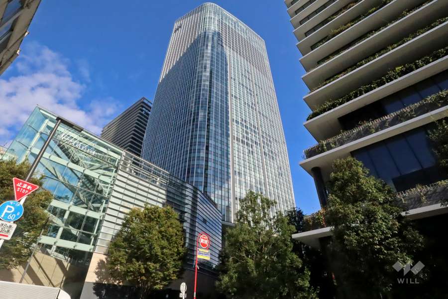 虎ノ門ヒルズレジデンスの外観(南西側から)