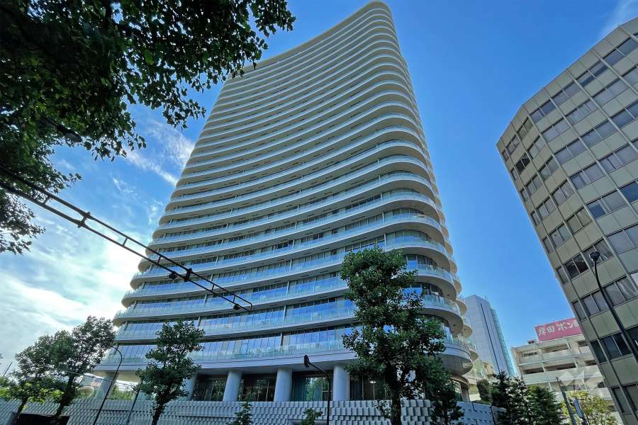 パークコート青山ザタワーの外観（北東側から）
