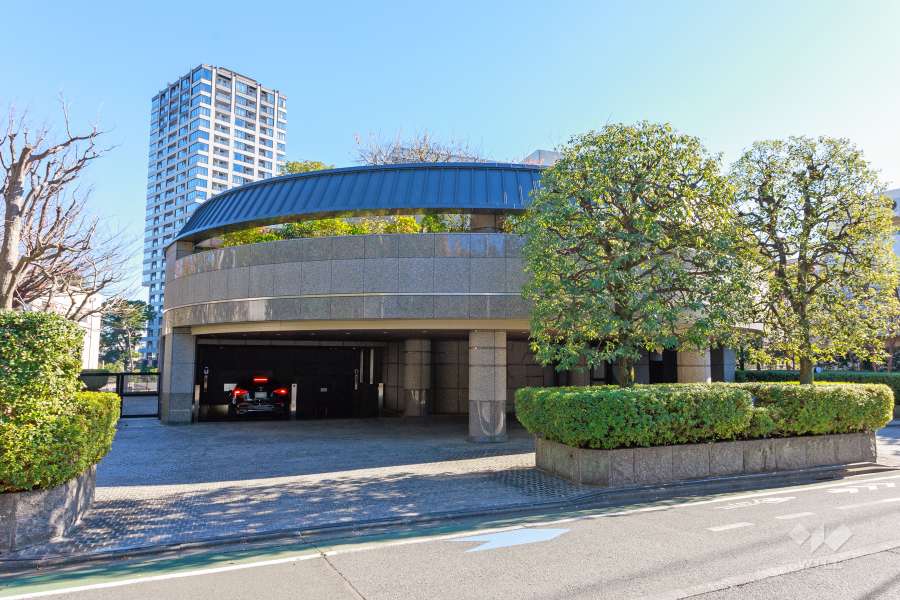 白金ハウス（白金2丁目）の外観（北西側から）