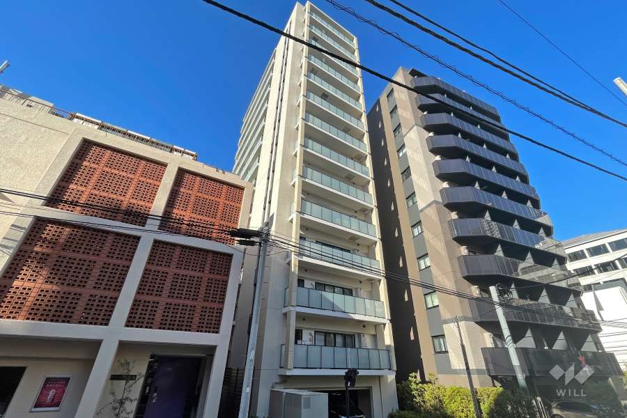 ピアース赤坂の外観（南側から）