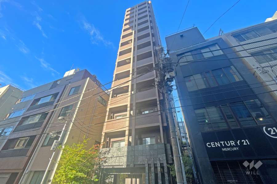 コンシェリア新橋シックスの外観（東側から）