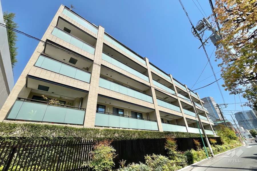 ブリリア高輪レフィールの外観（南西側から）