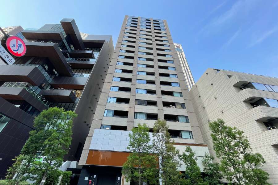 プラウド虎ノ門の外観（西側から）