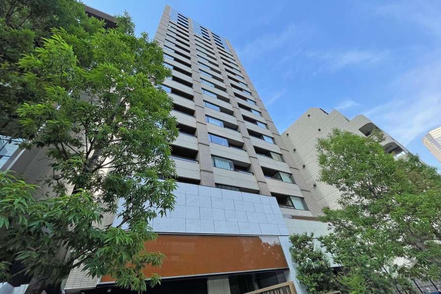 プラウド虎ノ門の外観（南西側から）