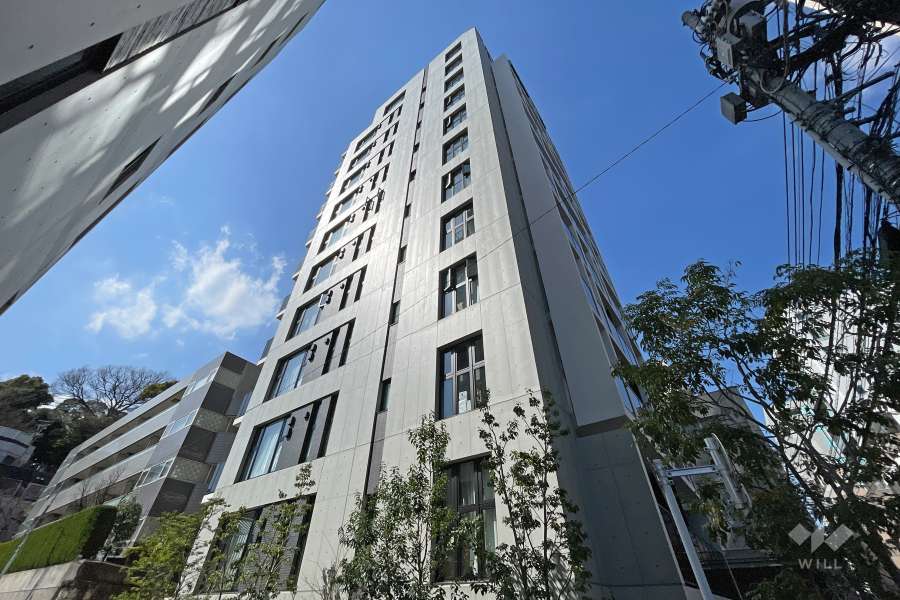 ピアース麻布十番の外観（南東側から）